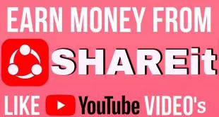 Earn Online Money Through We media Shareit