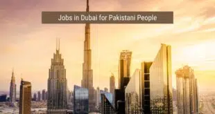 Jobs in Dubai for Pakistani People