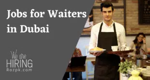 Waiter Jobs in Dubai